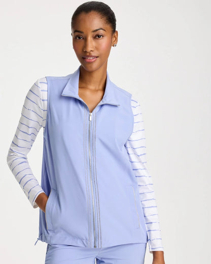 Chico's | Zenergy® UPF Caviar Vest/ Blue Muse