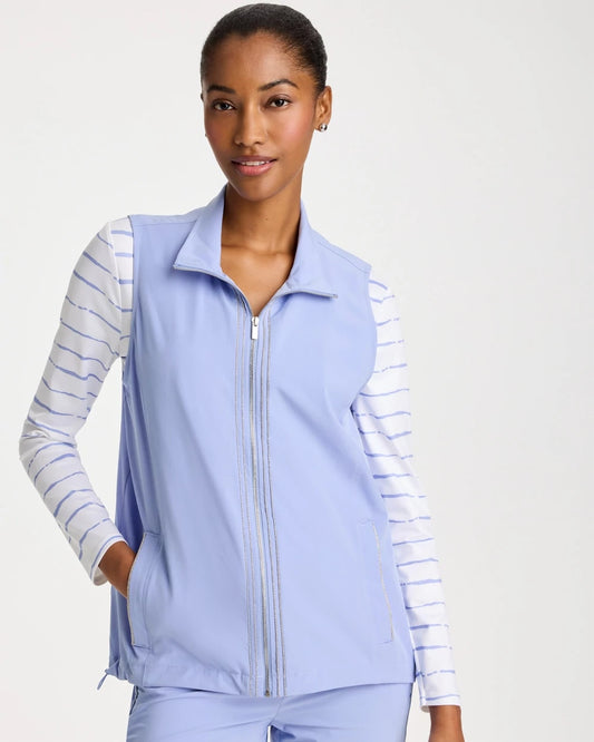 Chico's | Zenergy® UPF Caviar Vest/ Blue Muse