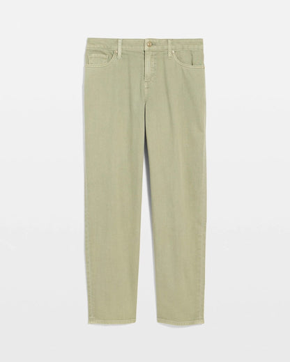 Chico's | Boyfriend Relaxed Crop Jeans/ Seagrass Green