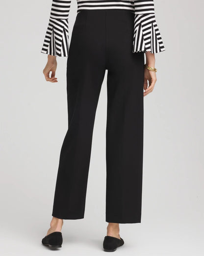 Chico's | Juliet Slim Wide-Leg Cropped Pants/ Black