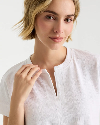 Chico's | Zenergy® Crosshatch Knit Top/ Alabaster