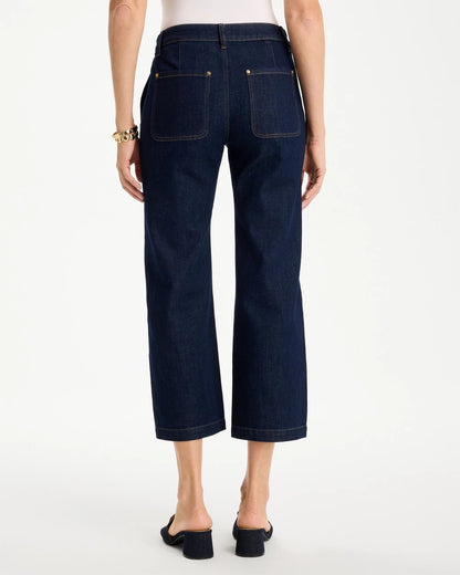 Chico's | Straight Crop Trouser Jeans/ Cedar Rinse