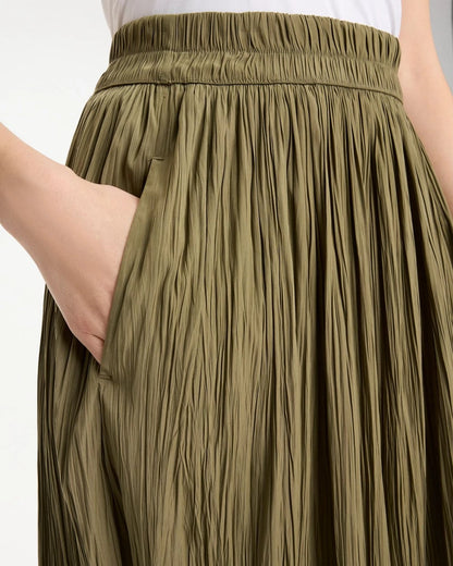 Chico's | Sea Island Pull-On Maxi Skirt/ Lichen