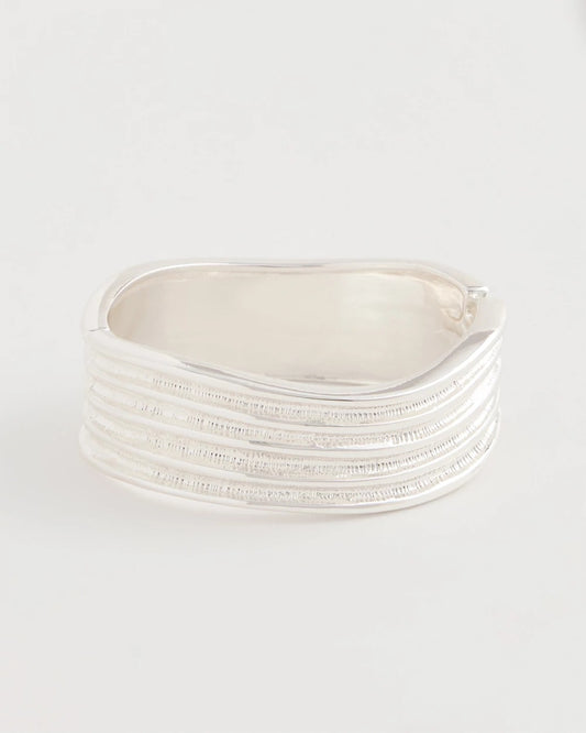 Chico's | Silvertone Cuff Bracelet/ Silver