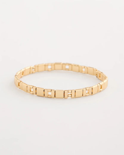 Chico's | Glam Slice Stretch Bracelet/ Gold