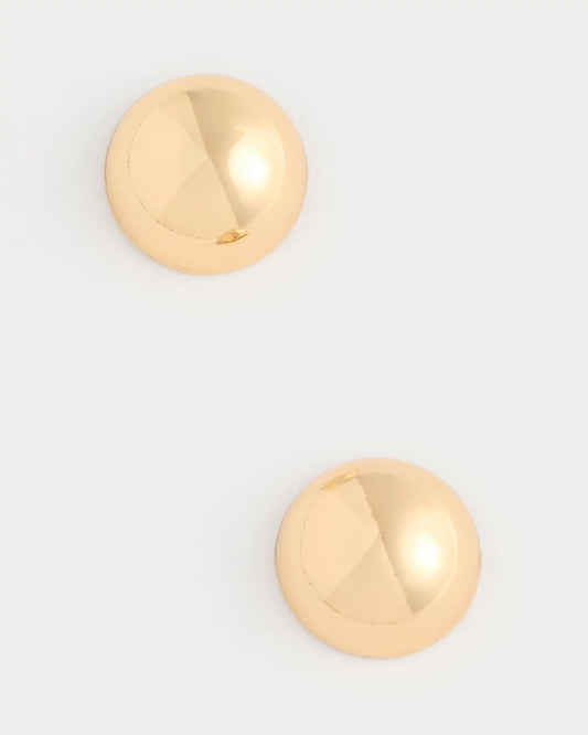 Chico's | Mini Goldtone Sphere Stud Earrings/ Gold