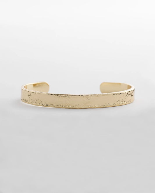 Chico's | Goldtone Flexible Cuff Bracelet/ Gold