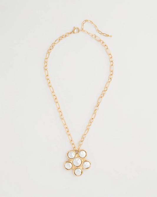 Chico's | Siren Faux Pearl Pendant Necklace/ Pearl