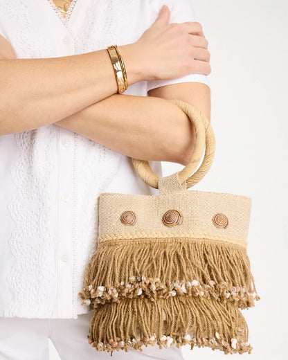 Chico's | Chico's Originals Bamboo Bucket Bag/ Natural