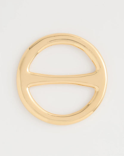 Chico's | Golden Round Scarf Ring/ Gold