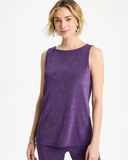 Chico's | Travelers™ Side-Slit Tank/ Rich Amethyst
