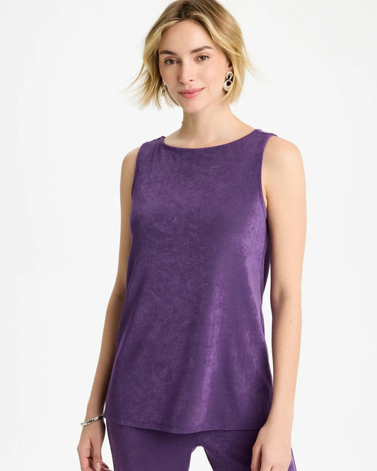 Chico's | Travelers™ Side-Slit Tank/ Rich Amethyst