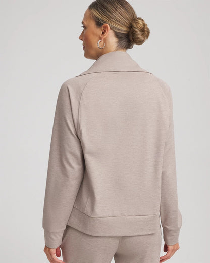 Chico's | Zenergy® Cloud Half-Zip Pullover Top/ Rocky Mountain
