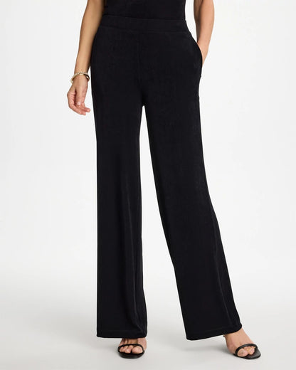 Chico's | Petite Travelers™ Wide-Leg Pocket Pants/ Travelers Black