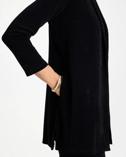 Chico's | Travelers™ Classic Long Knit Jacket/ Travelers Black