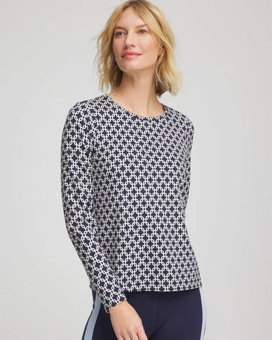 Chico's | Zenergy® Chain Top/ Passport Blue