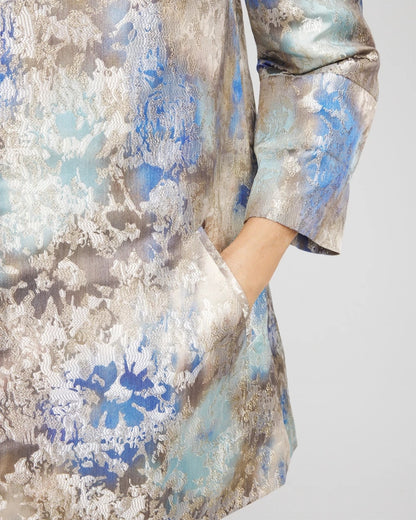 Chico's | Travelers™ Collection Watercolor Jacquard Jacket/ Walnut