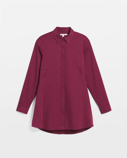 Chico's | No Iron™ Pocketed Tunic/ Deep Chianti
