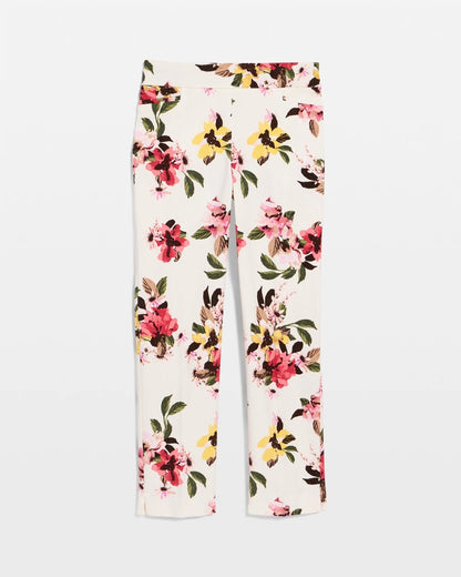 Chico's | Brigitte™ Slim Mari Bloom Crop/ Hot Honeysuckle