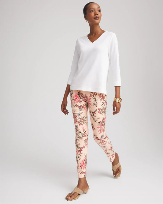 Chico's | Brigitte™ Pull-On Slim Ankle Pants/ Blushed