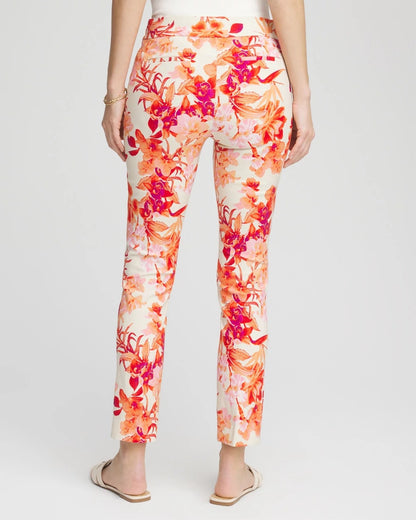 Chico's | Brigitte™ Slub Ankle Pants/ Sunset Peach