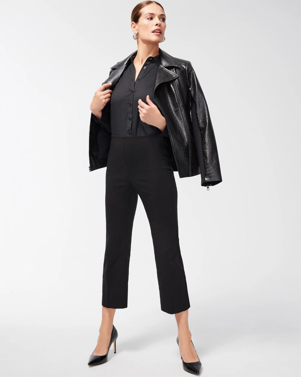 Chico's | Juliet Kick Flare Pants/ Black