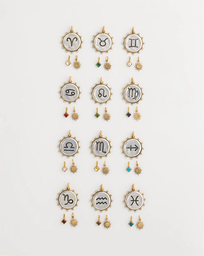 Chico's | Capricorn Zodiac Charm Pendant/ Mixed Metals