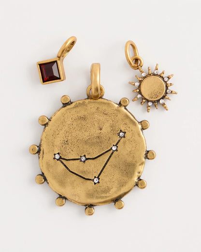 Chico's | Capricorn Zodiac Charm Pendant/ Mixed Metals