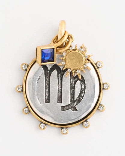 Chico's | Virgo Zodiac Charm Pendant/ Mixed Metals