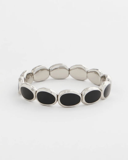 Chico's | Black Large Stretch Bracelet/ Black