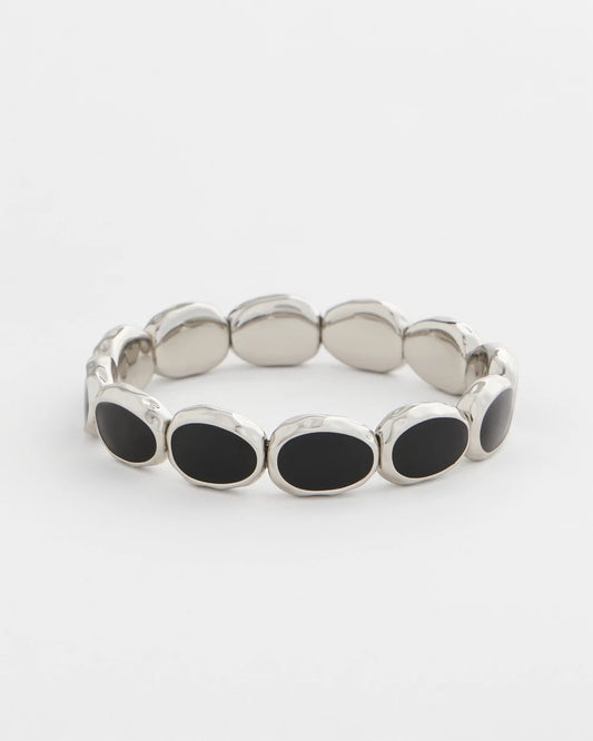 Chico's | Black Large Stretch Bracelet/ Black