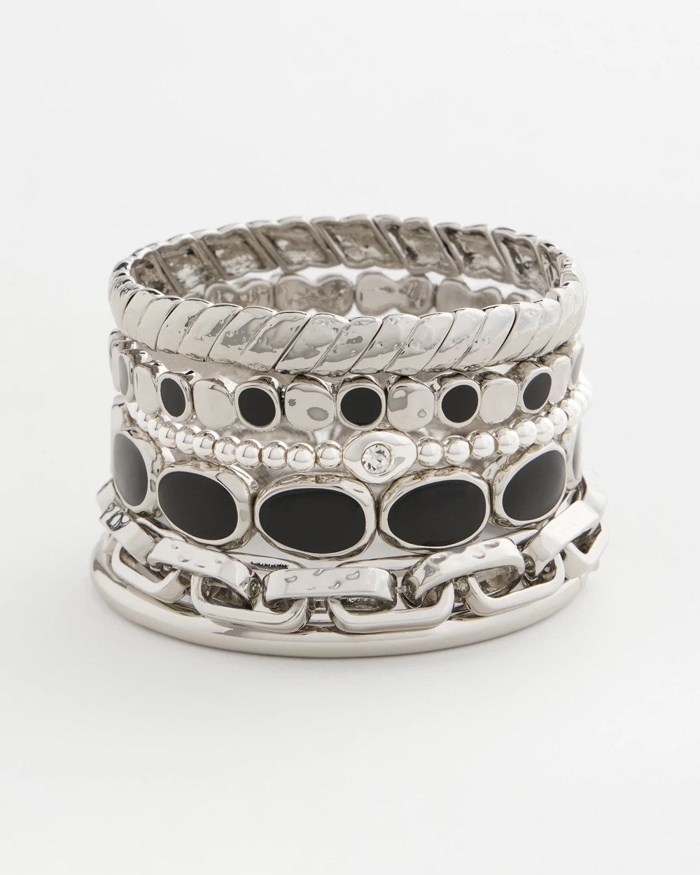 Chico's | Black Large Stretch Bracelet/ Black