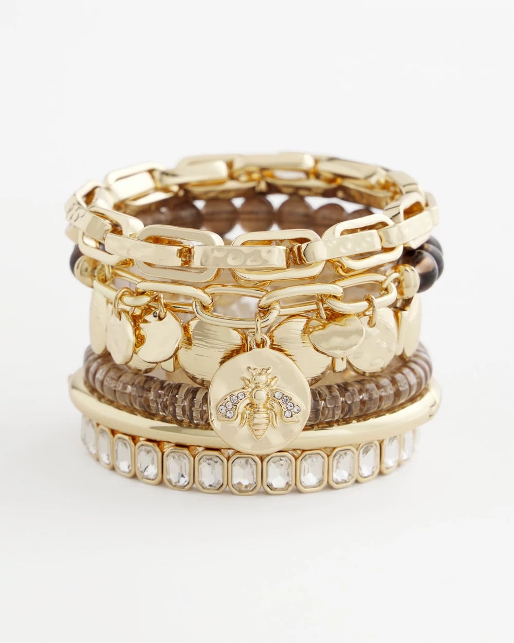 Chico's | Neutral Fireball Stretch Bracelet/ Neutral