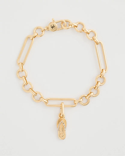 Chico's | Flip Flop Charm/ Gold