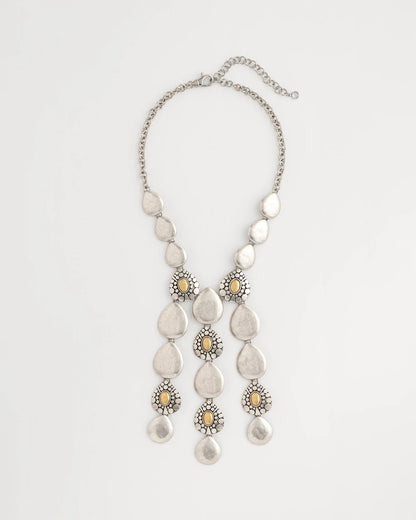 Chico's | Island Metal Linear Necklace/ Mixed Metals