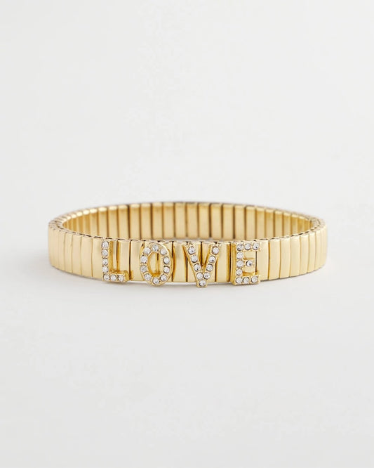 Chico's | Love Watch Band Bracelet/ Gold