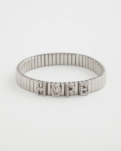 Chico's | Hope Watch Band Bracelet/ Silver