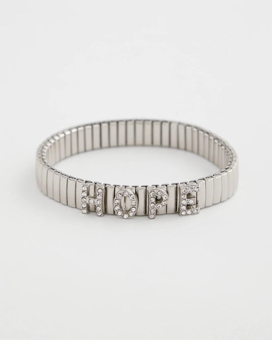Chico's | Hope Watch Band Bracelet/ Silver