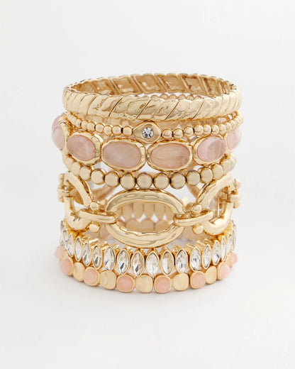 Chico's | Blush Large Stretch Bracelet/ Blush