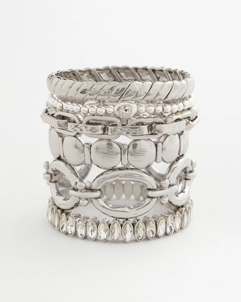 Chico's | Open Link Toggle Bracelet/ Silver