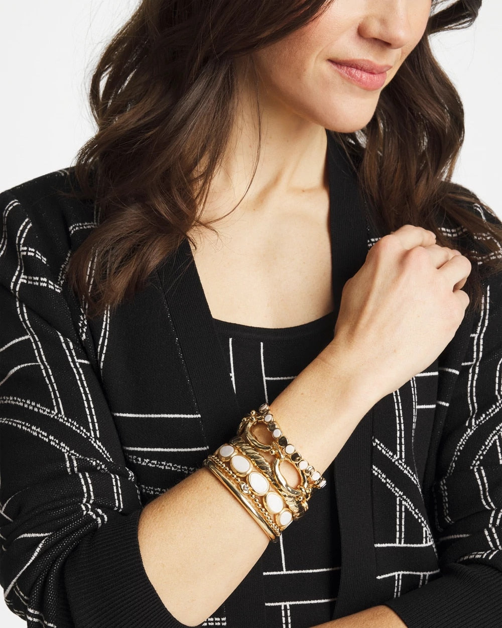 Chico's | Open Link Toggle Bracelet/ Gold