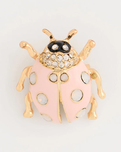 Chico's | Lady Bug Brooch/ Pink
