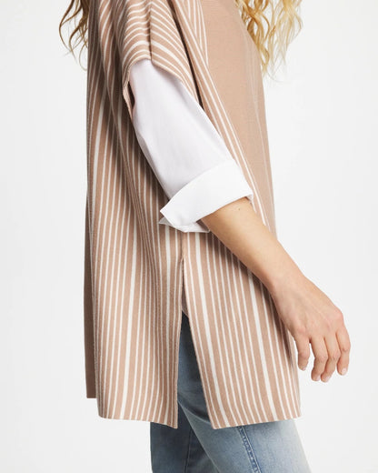 Chico's | Turtleneck Sweater Poncho/ Vanilla Chai
