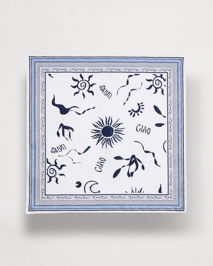 Chico's | Beach Square Scarf/ Passport Blue