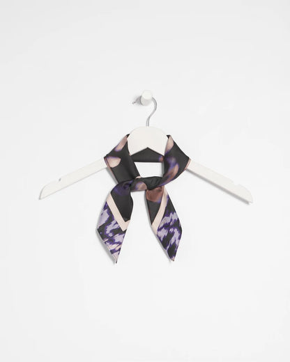 Chico's | Fjord Flora Square Neckerchief Scarf/ Black