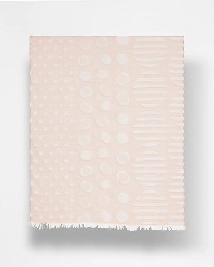 Chico's | Neutral Polka Dot Oblong Scarf/ Neutral