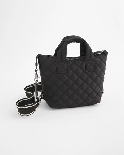 Chico's | Quilted Cross Body Sport Tote Bag/ Black