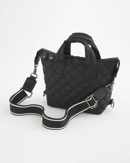 Chico's | Quilted Cross Body Sport Tote Bag/ Black