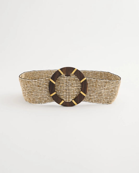 Chico's | Chico's x Romi Galaxy Stretch Belt/ Beige