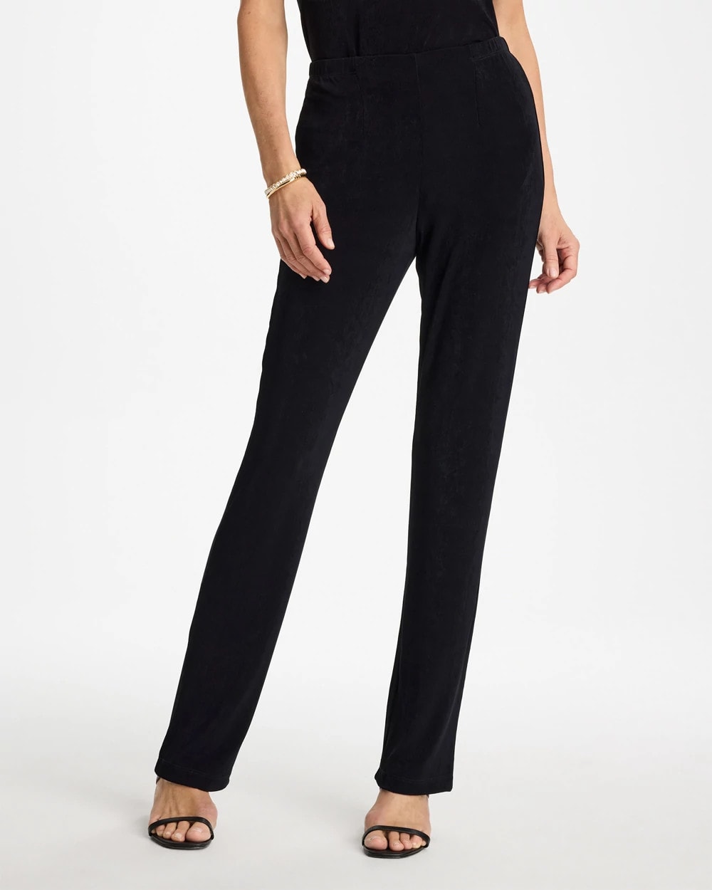 Chico's | Petite Travelers™ No Tummy Pants/ Black
